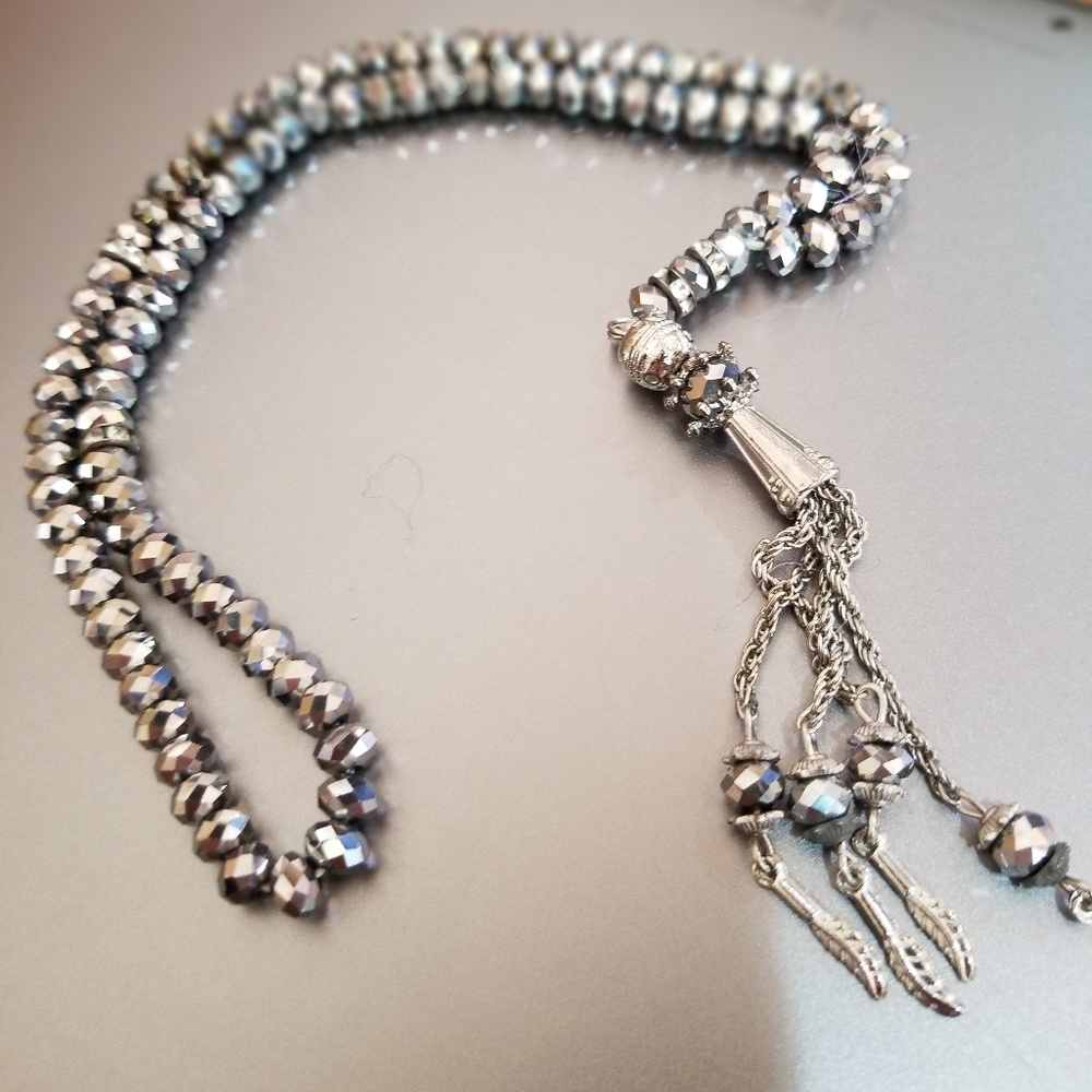 Moroccan meditation beads necklace.